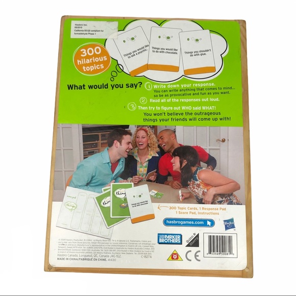 Hasbro The Game of Things Humor in a Box 4+ player - Picture 2 of 4